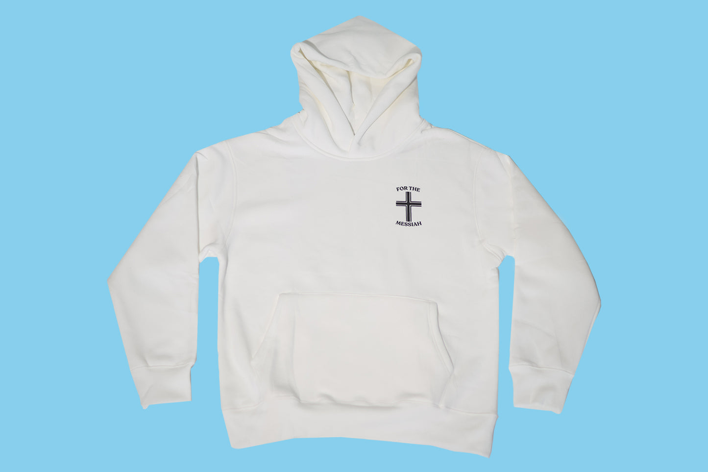 White Logo Hoodie